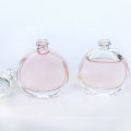 50ml Luxury round glass perfume fragrance bottle packaging container with clear cover